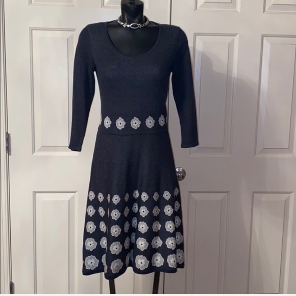 Nine West Long-sleeve Maxi Dress
